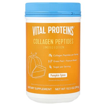 Vital Proteins, 膠原蛋白肽，南瓜香料，10.5 盎司（299 克）