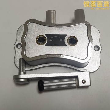 晾衣架通用雙桿升降晾衣架維修配件手搖柄滑輪晾曬衣架手搖器