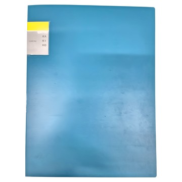 KING JIM KAKIKO 單頁開放式資料夾 20頁 A4 A3  淺藍色  1本
