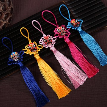 國粹京劇臉譜中國結水晶掛件小裝飾中國特色禮品出國送老外中國風