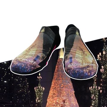 美肌刻Magicsport-【抗菌除臭船型襪】#019【19Y1220D03】除臭襪 船型襪 隱形襪 短襪 踝襪 氣墊襪 圖案襪 機能短襪 台灣製