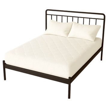 台灣 AGAPE MIT 防螨抗菌鋪棉保潔墊  白色  雙人(186 x 150cm)