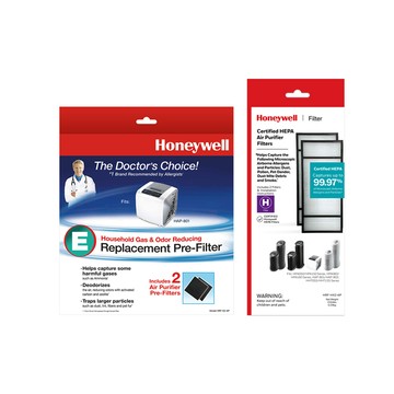 Honeywell 適用HAP-801/802一年份專用濾網組(HEPA濾網HRF-HX2-APx2+活性碳CZ除臭濾網HRF-E2-APx4)