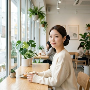 【梨花HaNA】法式慵懶風 黑色蝴蝶結低丸子頭髮包假髮片 秒變氣質歐妮