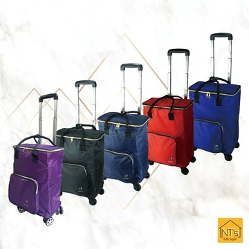 nt's伸縮拉桿保冷八輪購物車