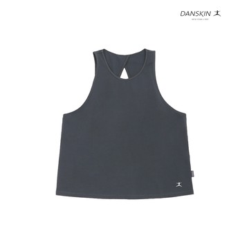 【Danskin】深灰色天絲涼感無袖背心 X5VVS282