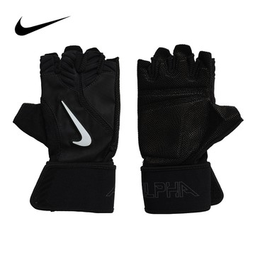 NIKE U ALPHA ELITE 健身手套  重訓手套 男女通用 羊皮手套 N1010672091
