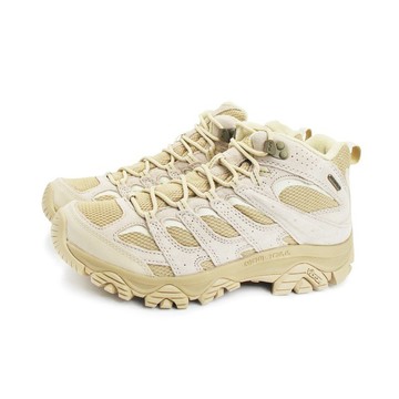 MERRELL MOAB 3 MID WP高筒防潑水登山健行鞋 男鞋-卡其色