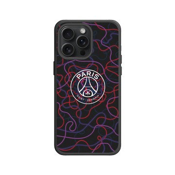 iPhone 15 Pro Max SolidX 黑 - PSG - Paris Saint-Germain Neon Logo