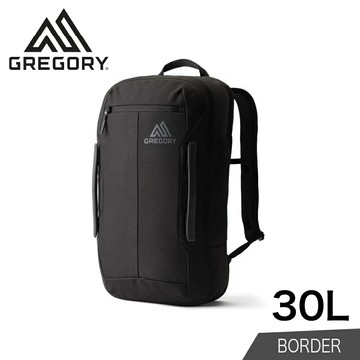 【GREGORY 美國 30L BORDER 多功能旅行背包《地衣黑》】154919/登山包/後背包/電腦包/旅行
