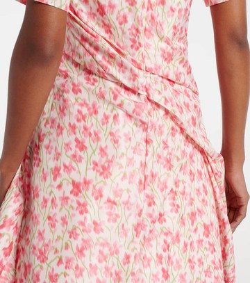 Loewe Floral gathered minidress