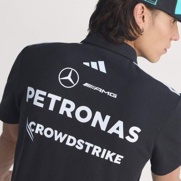 Adidas 愛迪達 Mer En Polo Rm KE5523 男 Polo衫 運動上衣 休閒短袖 黑 F1賽車