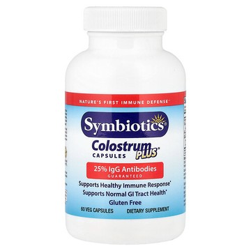 Symbiotics, Colostrum Plus®，60 粒素食膠囊