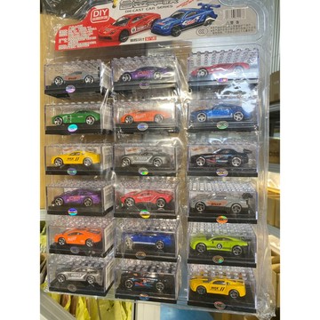 聖誕節禮物 積木收納盒 玩具合金車 合金車 玩具車 跑車玩具 汽車展示櫃