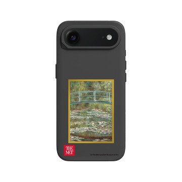 iPhone Air SolidX 黑 - The MET - 畫框系列 - 莫內《睡蓮池上的拱橋》