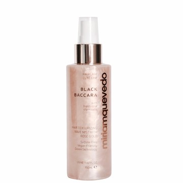 Miriam Quevedo Black Baccara Hair Texturising Wave Mist With Rose Gold 150ml
