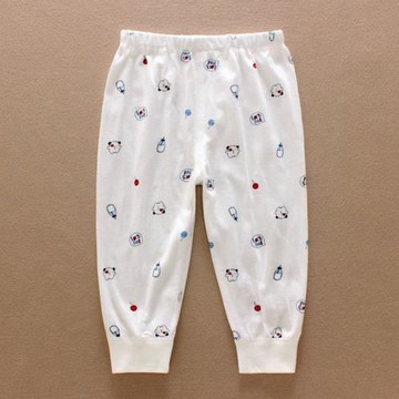 初夏季哈咪奇寶寶超薄款純棉秋褲哈米奇大童兩用襠無骨全棉長睡褲