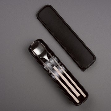 【台灣第一筷】質感隨行 環保餐具組 不鏽鋼餐具 筷子 湯匙