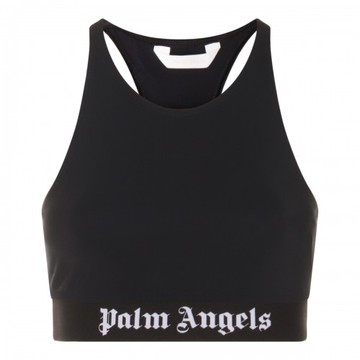 Palm Angels - Black And White Track Top S