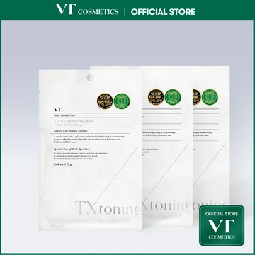[VT] TX亮膚特殊護理面膜 25g*1片 傳明酸, 黑色素&色素沉著護理, 明亮肌膚 [官方旗艦]