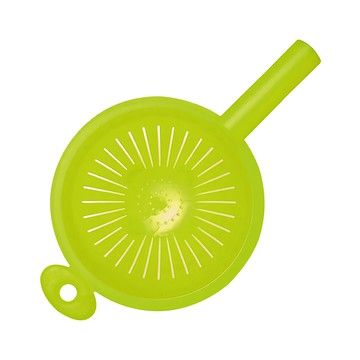 EXCELSA Rainbow可勾掛過濾杓 耐熱度達100度C  37.5 x 21.7 x 10.8cm 內徑 19cm  1個