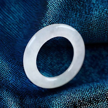 冰種翡翠戒指戒圈 | 國際8圍 | 天然緬甸玉翡翠A貨 | 送禮