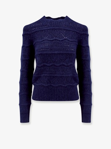 Alpaca blebd sweater with embroideries - MARANT ETOILE - gender_Woman