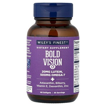 Wiley's Finest, Bold Vision，Proactive，60 粒軟凝膠