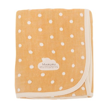 MARURU 六層紗被 蓬鬆厚款  S(50 x 70cm)  點點橙
