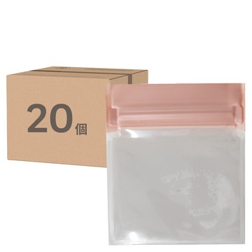 城市漫遊 EVA材質 80g 飾品夾鏈袋粉色  XS  20個  1組