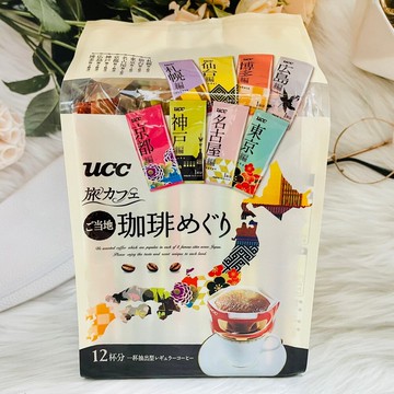 潼漾小舖 日本 ucc 旅 地圖之旅 濾泡咖啡 綜合12入 日本旅