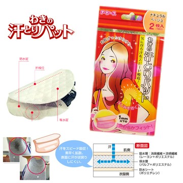 [超值90片]kiret腋下止汗貼腋下專用吸汗貼