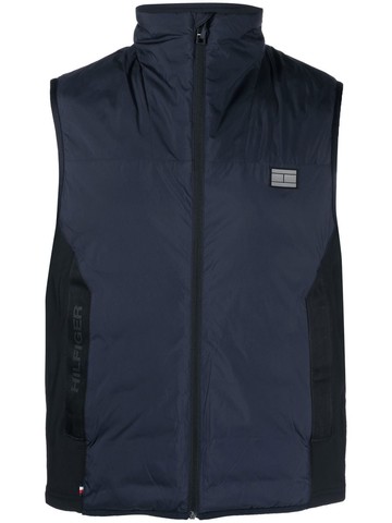 Tommy Hilfiger - high neck padded gilet - men - Polyester/Polyester/Polyamide - XL - Blue