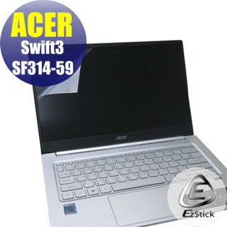 EZstick ACER Swift 3 SF314-59 適用 靜電式筆電LCD液晶螢幕貼 14.4吋寬 螢幕貼