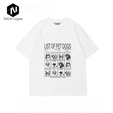 【Nico】小眾 寬鬆oversize 慵懶 純棉 短袖T恤 上衣半袖女 設計感上衣 休閒上衣 女上衣 大尺碼上衣