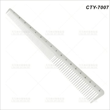 18公分刻度斜型剪髮梳(7077)單支(美髮梳子)久美CM系列[78885]