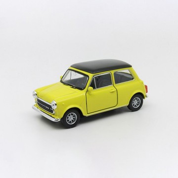 【WELLY 威利】4.75吋 MINI Cooper 1300 經典復古掀背車模型