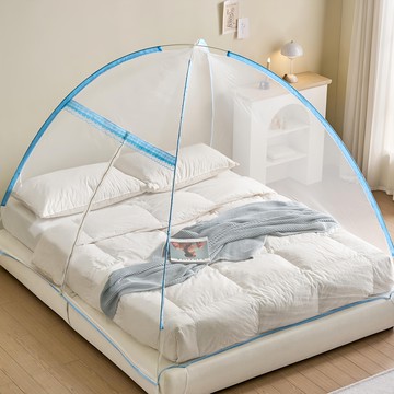 ALTTEURI 夜光彈開式蚊帳  藍色  180x200x155cm