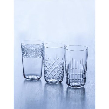 CRISON PLD302柯瑞森水晶玻璃大容量果汁杯酒吧調酒長飲雞尾酒杯