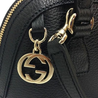 GUCCI グッチ スモール ドーム型 GGチャーム レザー 2way