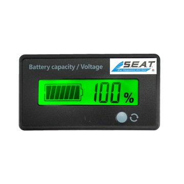 其它檢測/測量工具 《頭家工具》電池電量顯示器 電瓶監視器 電瓶檢測器 12V~84V 電量容量表 鉛酸電瓶 鋰電池 液晶電量顯示器 MET-BA1284