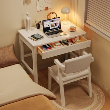 【匠俱】小戶型實木書桌 60x45x75cm 單人窄桌 學生寫字桌 臥室床邊電腦桌 學習工作桌