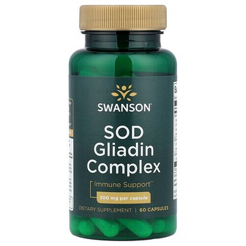 Swanson Vitamins, SOD 醇溶蛋白複合物，300 毫克，60 粒膠囊