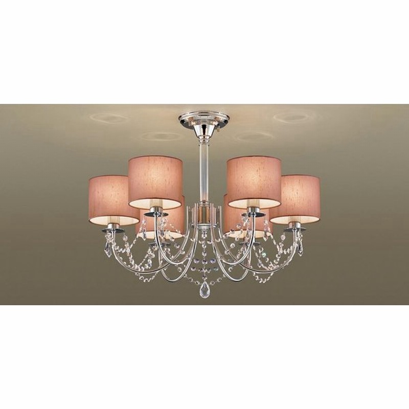 照明 おしゃれ シンプル モダン Led パナソニック Panasonic シャンデリア Lgbk 電球色 布セードグレイッシュパープル クリスタルガラス透明 オーストリ 通販 Lineポイント最大0 5 Get Lineショッピング