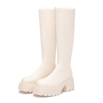 D+AF 超強魅力．輕量波浪底瘦瘦長靴