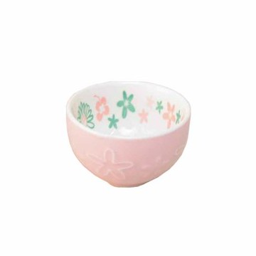 鸚鵡花園-粉色碗(1入)