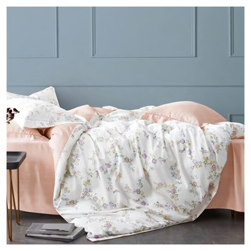 貝淇小舖 60支100%純天絲TENCEL  雙人床包152 x 188cm + 枕套47 x 75cm  清淺  床包 + 枕套2個