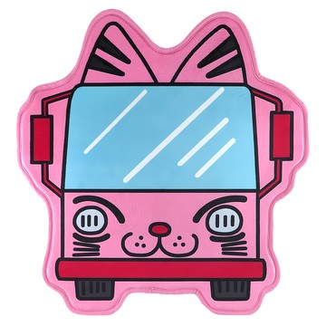 Shinchan 蠟筆小新 造型地墊 法蘭絨  51 x 49cm  娃娃車