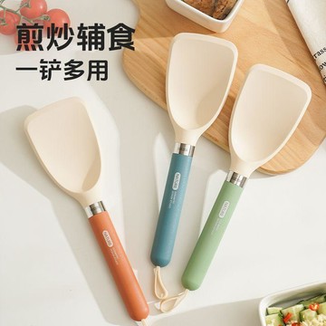 ❤️盛夏優選❤️食品級硅膠小鍋鏟不粘鍋炒菜鏟子廚房耐高溫輔食專用鏟煎蛋煎餅