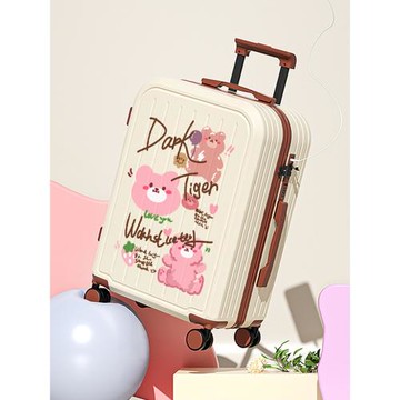 2025新款行李箱學生女拉桿箱旅行登機箱小清新密碼箱兒童大容量女
